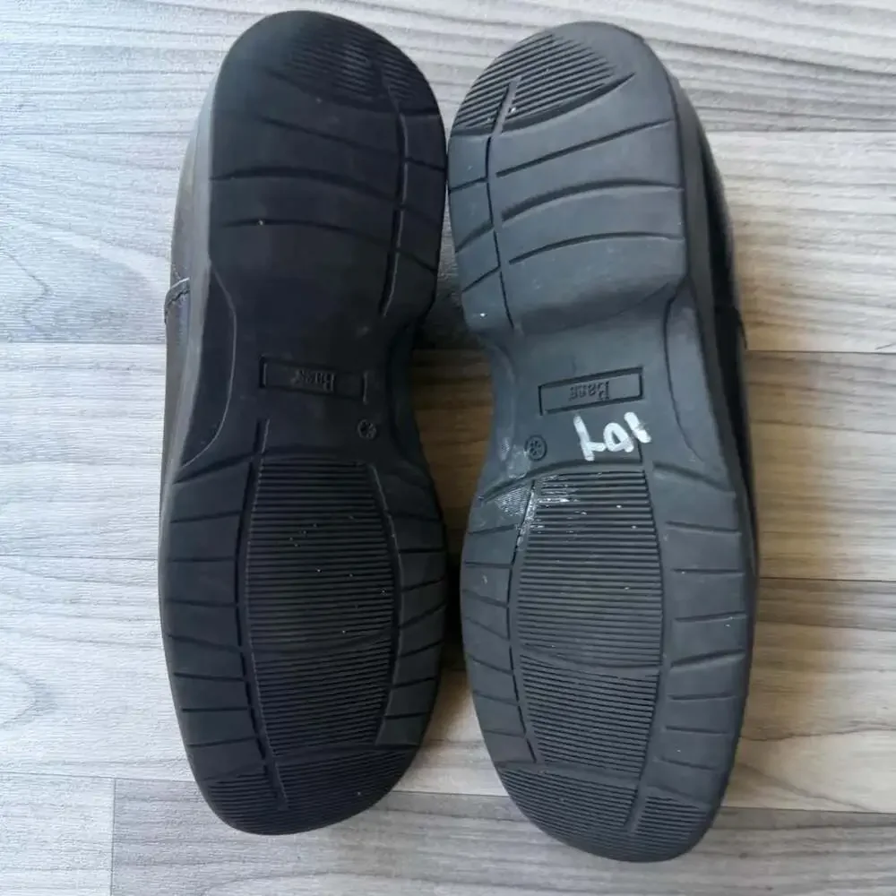 Vintage Bass Y2K Black Leather Lace Up Dress Shoes